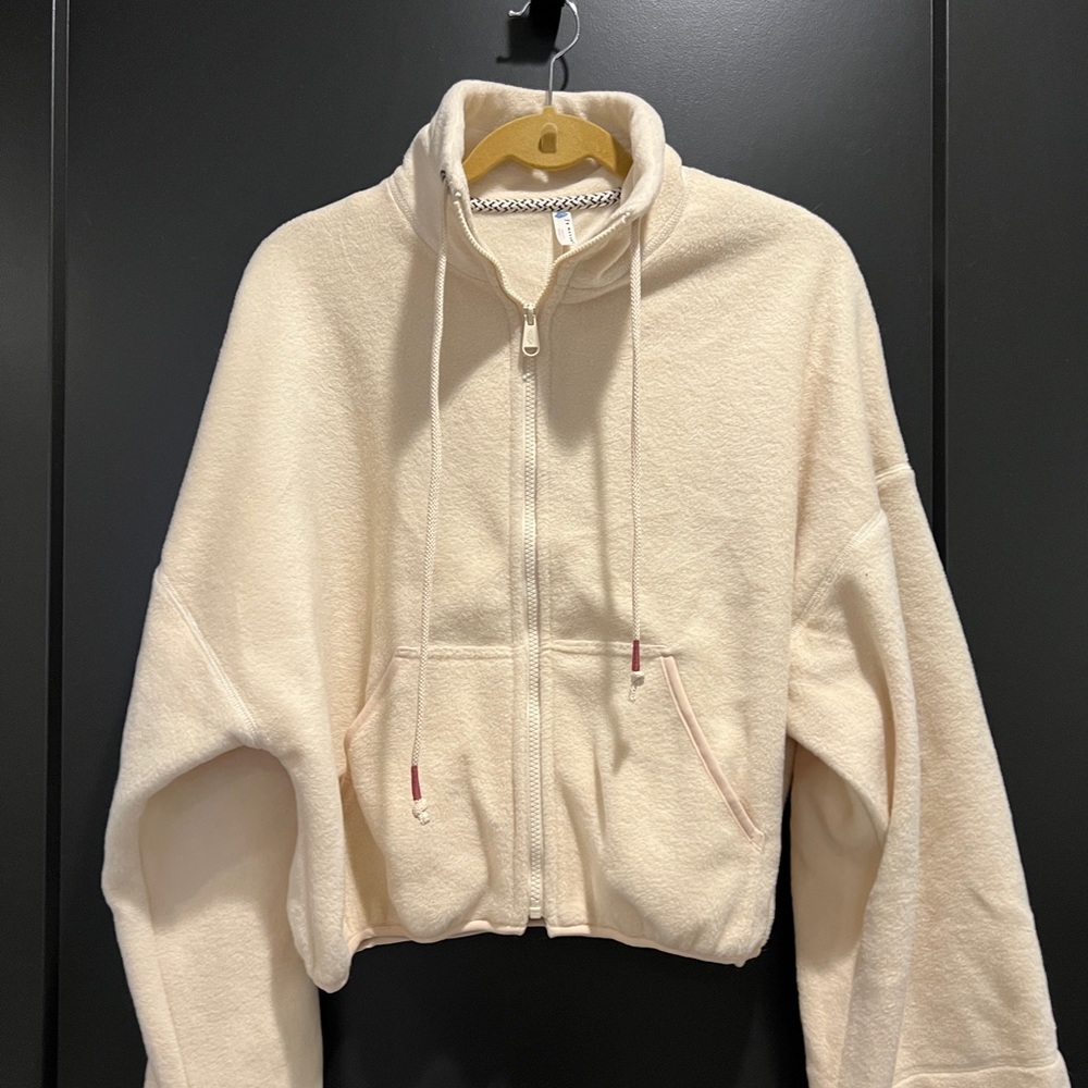 FP Movement cream fleece jacket